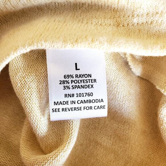 Wishing You Very Magical Season Cream Christmas Tree Sweater - L -NWT - Picture 6 of 6